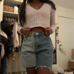 Ribbed lavender sweater!